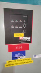 400 Amp. GE Zenith #ZTGK40EC-7, ZTG Series, Automatic Transfer Switch, 480 Volts, 3 Phase - Image 2