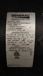 15 KW Generac #SD15, Industrial Diesel Standby Generator, 120/240 Volts, 1 Phase, 334 Hrs., Tested, 2016 - Image 10