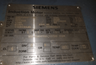 800 HP 1186 RPM Siemens, Frame 5810S, 2300/4000 Volts - Image 3