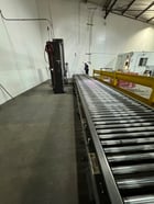 Wulftec #WCA-Smart, Pallet Wrapping System, 80" max. wrap height, 30' powered roller conveyor, 480 Volt, 3PH - Image 6
