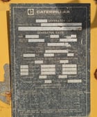 155 KW Caterpillar, Diesel Towable Genset, #3306 engine, 4716 hours, 1985 - Image 2