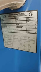 75 kVA, 460Delta Primary, 460Y/266 Secondary Rex B75HP/50/S, Isolation Transformer, 3ph - Image 2