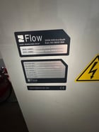 Flow #Mach-200-4020-X5, CNC Water Jet Cutting System, 60,000 psi, 6' x13' table, 1732 hours, 2021 - Image 8