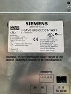 Siemens HMI Touch Panel 6AV6 643-0CD01-1AX1 24 VDC - Image 2