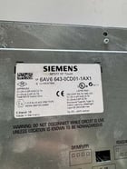 Siemens HMI Touch Panel 6AV6643-0CD01-1AX1 24 VDC - Image 2