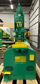 3" x 3" x 3/8" Uni-Hydro #PRO-56, Ironworker, 56 ton, 6" throat, 4-way 14" bar shear, 5 HP, 7 SPM, 1200 psi - Image 4