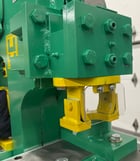 3" x 3" x 3/8" Uni-Hydro #PRO-56, Ironworker, 56 ton, 6" throat, 4-way 14" bar shear, 5 HP, 7 SPM, 1200 psi - Image 8