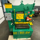 6" x 6" x 1/2" Uni-Hydro #80-24, Ironworker, 80 ton, 9" throat, 24" bar shear, 7.5 HP, 9 SPM, 2000 psi - Image 4