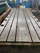240" x 94" x 16", T-slotted floor with stands, leveling screws - Image 1