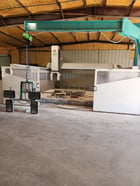 Poseidon #T-Rex-Model-S, CNC Stone Fabrication Center, 160" x 120" Table, 20" Blade, 25 HP, 400V., 3 Ph. - Image 1