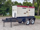 80 KW Shindaiwa #EE-6BG1T, diesel generator, trailer/SAE, voltage selector switch, 2007 - Image 1