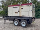 80 KW Shindaiwa #EE-6BG1T, diesel generator, trailer/SAE, voltage selector switch, 2007 - Image 2