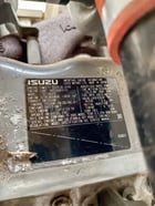 80 KW Shindaiwa #EE-6BG1T, diesel generator, trailer/SAE, voltage selector switch, 2007 - Image 6