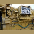 2500 KW Caterpillar, diesel generator set, 480 Volts, 762 HP @ 1800 RPM, 3516 engine, EPA Tier 2, 1991 - Image 3