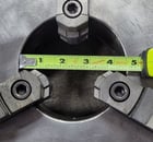 12" Pratt & Whitney Burnerd, 3-jaw scroll chuck, plain back - Image 6