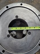 12" Pratt & Whitney Burnerd, 3-jaw scroll chuck, plain back - Image 9