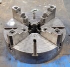 15" Cushman, 4-jaw chuck, D1-6 Camlock - Image 3
