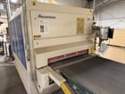 53" Heesemann #LSM-8, 4-head wide belt sander, crossbelt drum, combination, cleaning brush head, 2004 - Image 1