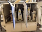 53" Heesemann #LSM-8, 4-head wide belt sander, crossbelt drum, combination, cleaning brush head, 2004 - Image 6