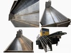 Sierra shear abler, 500 ton shearing force, 22" x 26" throat opening, 125 HP ABB motor - Image 3