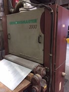 36" Grindingmaster 2000 #MSB-900, sander, motorized table height adjustment, Griva dust collector, 1994 - Image 4
