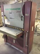 36" Grindingmaster 2000 #MSB-900, sander, motorized table height adjustment, Griva dust collector, 1994 - Image 7
