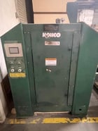 50" Monco #TB-60, continuous panel paper laminator, hot top & bottom oil heated chrome plated rollers, 1985 - Image 2
