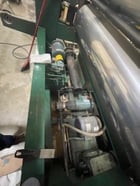50" Monco #TB-60, continuous panel paper laminator, hot top & bottom oil heated chrome plated rollers, 1985 - Image 3