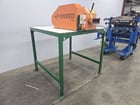 Sweed #513-AH, scrap chopper, 1 rotating knife, 17" x 14.5" discharge opening, 50" clearance, 7.75" W, 3-1/4" - Image 1