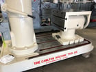 3' -9" Carlton, HD radial arm drill, 57" under spindle, #4MT, 3 HP, power elevation, 26" x 33" tilt box - Image 5