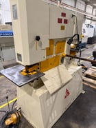 5" x 5" x 1/2" Geka #Hydracrop-80S, Ironworker, 88 ton, 12" throat, 2022 - Image 5