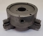 6" Bison, 3-jaw lathe chuck, 1-1/2" center hole, flat back, 94111 - Image 3