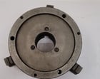 6" Bison, 3-jaw lathe chuck, 1-1/2" center hole, flat back, 94111 - Image 4