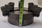 6" Bison, 3-jaw lathe chuck, 1-1/2" center hole, flat back, 94111 - Image 7