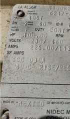 100 HP 1780 RPM U.S. Motors, Frame 405T, AC Electric Motor, 230/460 Volt, 3PH - Image 5