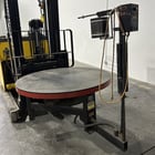 3,500 lb. Durant #3512-48, Pallet-Type Uncoiler, 48" diameter Turntable, 0-12 RPM - Image 1