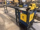 Niles Simmons #SimCut-S180, up-acting aluminum saw, collection system & infeed conveyor - Image 1