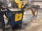 Niles Simmons #SimCut-S180, up-acting aluminum saw, collection system & infeed conveyor - Image 2
