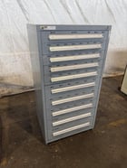 10 Drawer, Stanley Vidmar, industrial storage cabinet - Image 2
