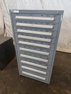 10 Drawer, Stanley Vidmar, industrial storage cabinet - Image 3