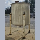630 gallon Stainless Steel tank, 60" diameter x 58" straight side, bolted top cover, dished bottom - Image 3