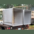 300 gallon 360 U.S. gal.) Custom Powder Systems #515236, Stainless Steel open top square tank, 2005 (3 - Image 4