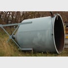 Rubber lined tank, 7' diameter x 10' deep, 12' total height, 3" discharge, angle iron legs - Image 2