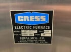 12" width x 12" H x 20" L Cress #C122012D/PM4, duel chamber electric heat treat / draw furnace - Image 5