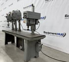 Delta, 4 head gang vari-speed drill press station, 95-3/8" x 23-1/2" table surface - Image 3