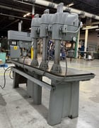 Delta, 4 head gang vari-speed drill press station, 95-3/8" x 23-1/2" table surface - Image 5