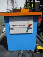 3/16" x 7" x 7" Euromac Haeger #200/4, hydraulic corner notcher, automatic hold-down - Image 9