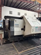 34" x 80" Mazak #Powermaster-Universal, Hollow Spindle Lathe, 14.7" spindle bore, Front & Rear Manual Chucks - Image 4