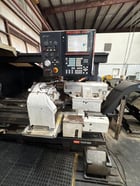 34" x 80" Mazak #Powermaster-Universal, Hollow Spindle Lathe, 14.7" spindle bore, Front & Rear Manual Chucks - Image 5
