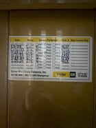 1825 KW Caterpillar #3516C, Diesel Generator, 2447 HP, 480 Volts, sound attenuated enclosure, Tier 2, 237 - Image 9